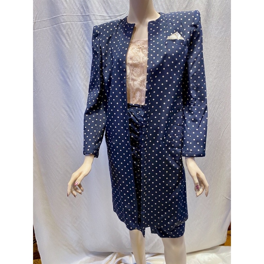 Valentino VTG Polka Dot Skirt Set